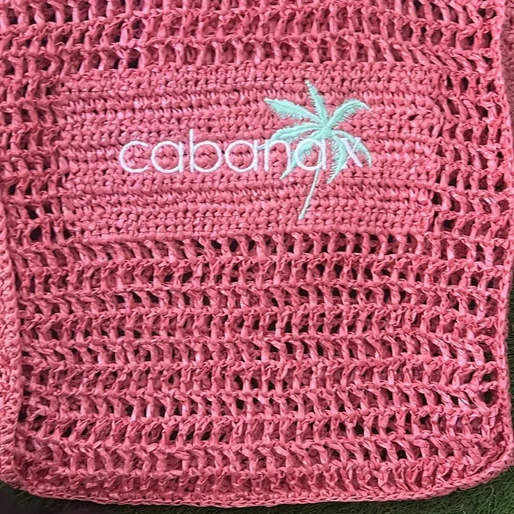 Super Cute Beach Tote Bag - Pink - Inside Pocket - Shopper Tote NEW